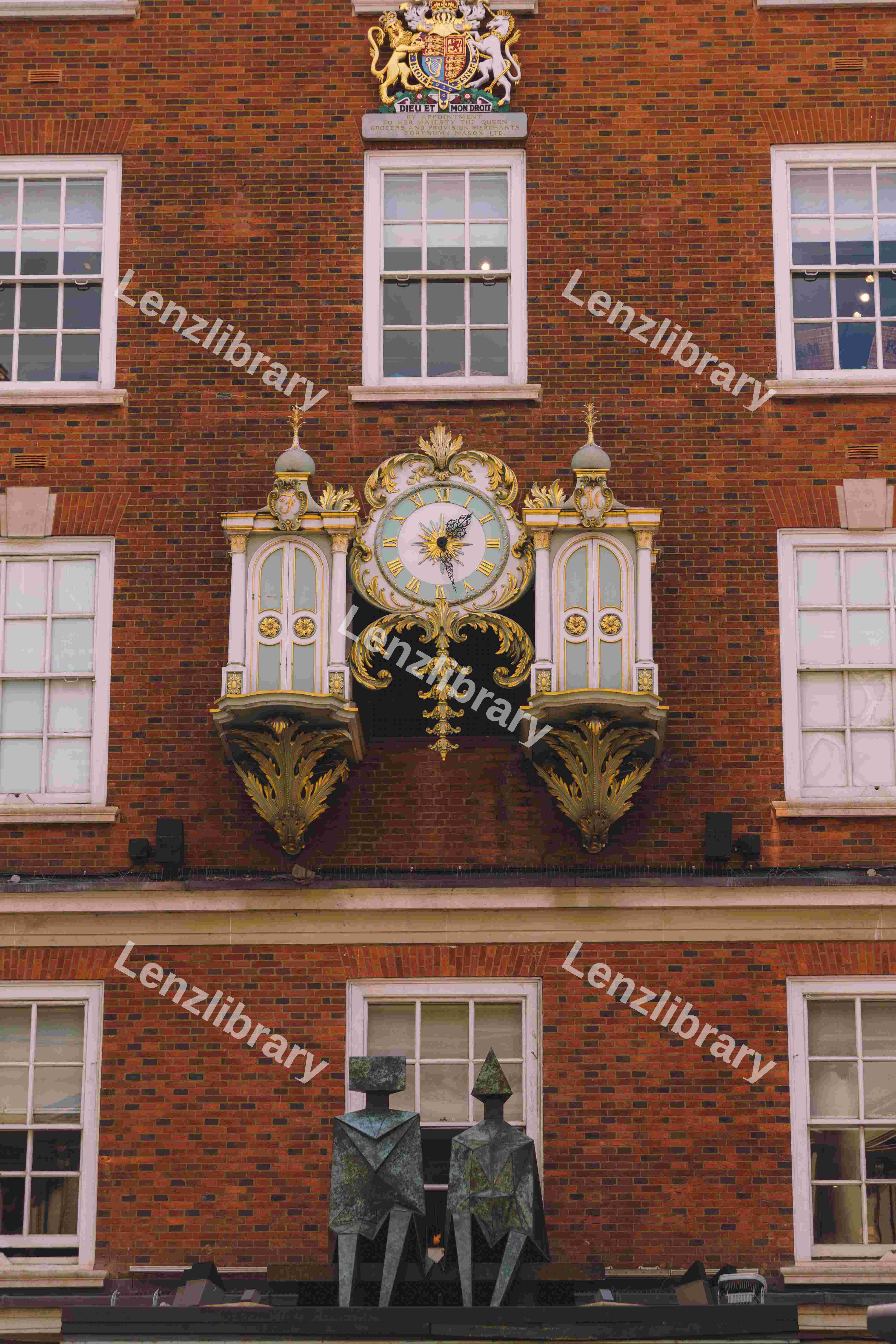 Gold and Green Clock (Close)